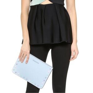 Rebecca Minkoff Light Blue Leather Clutch